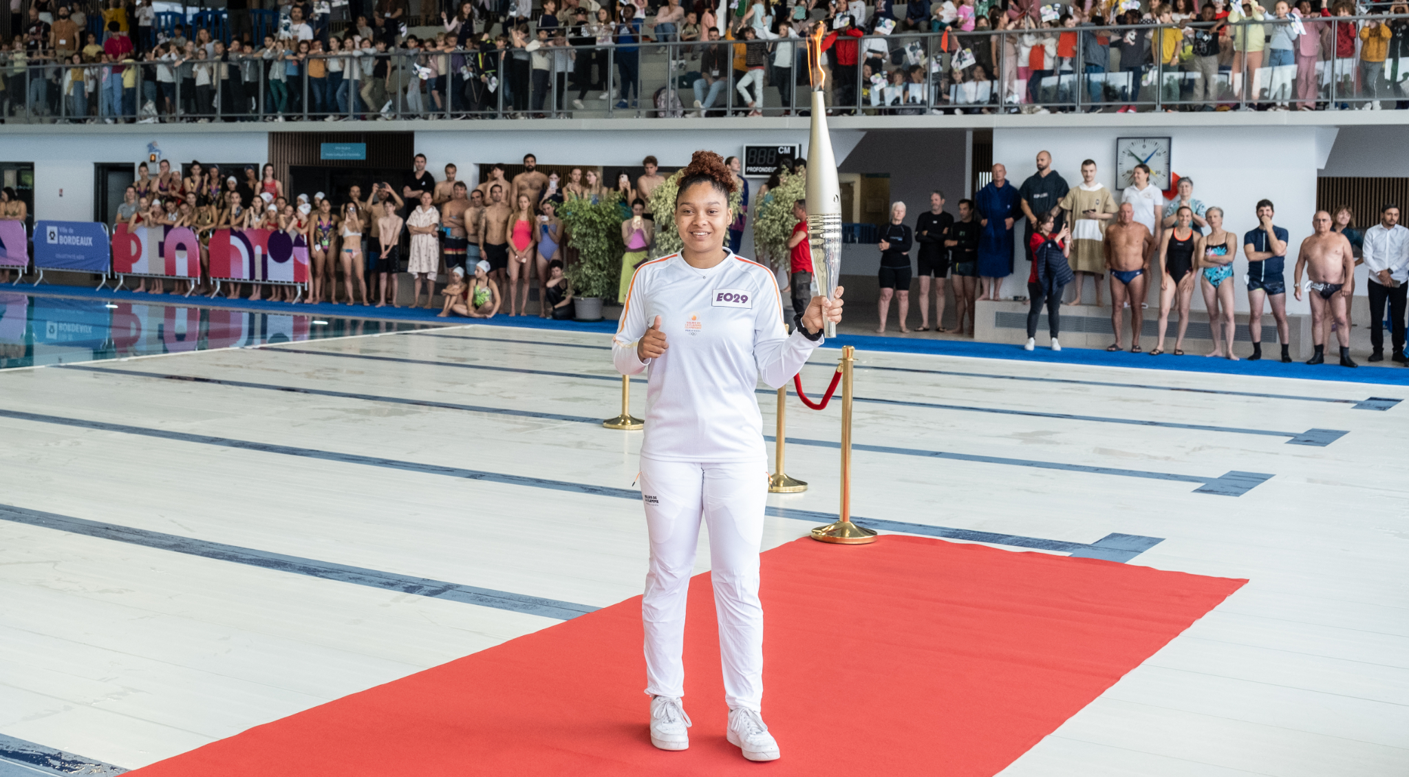 Flamme Olympique à Mérignac