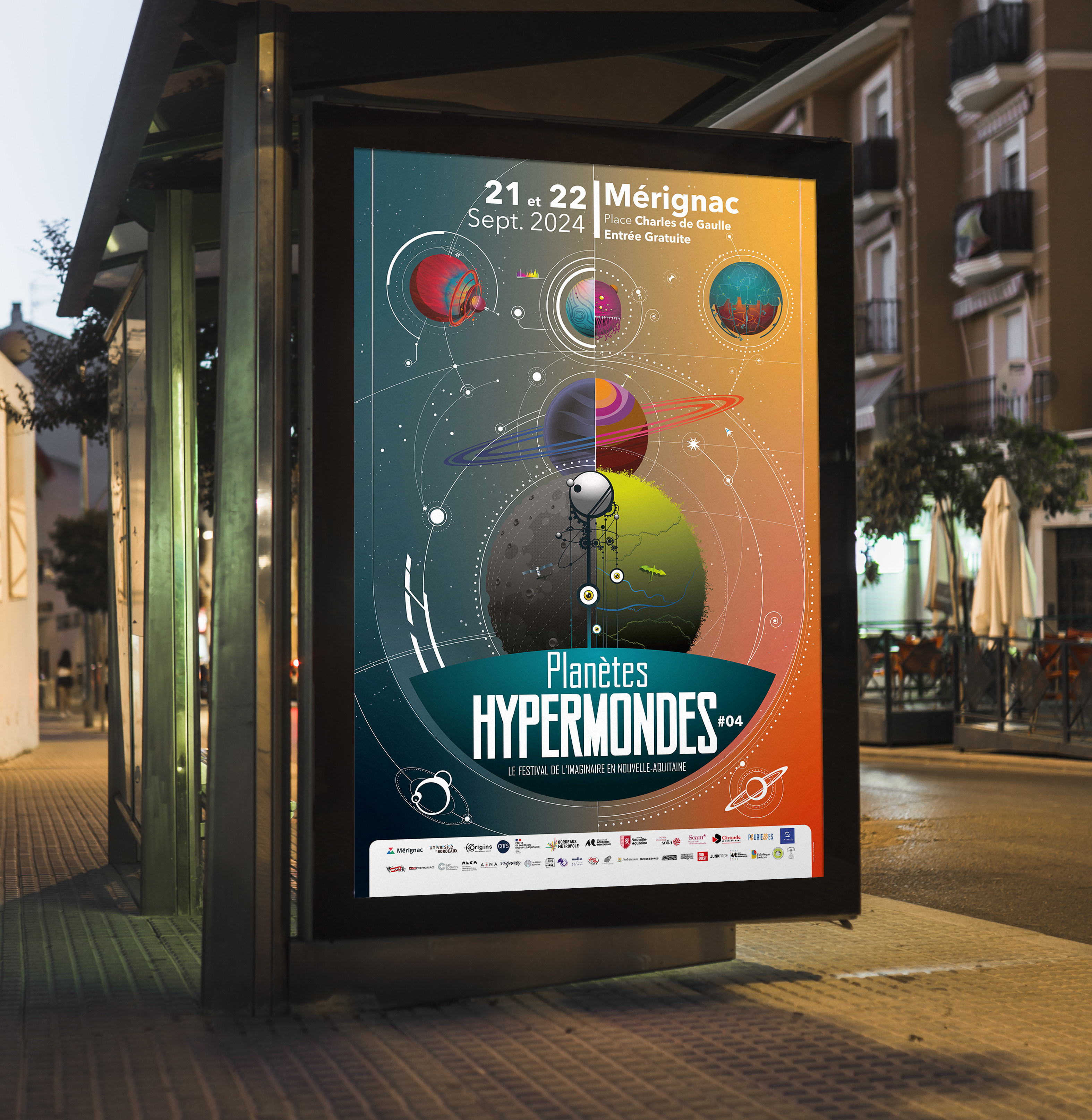 Affiche du Festival Hypermondes