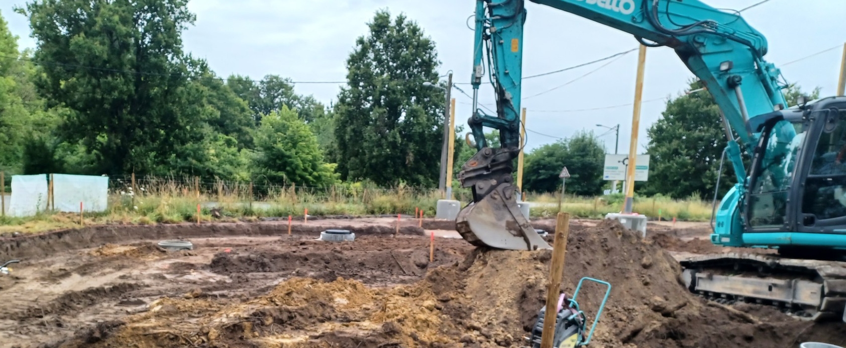 Ferme urbaine en cours de création à Mérignac